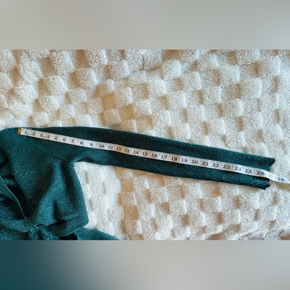 Abercrombie & Fitch Elegant Teal Long Sleeve Dress - Picture 11 of 12